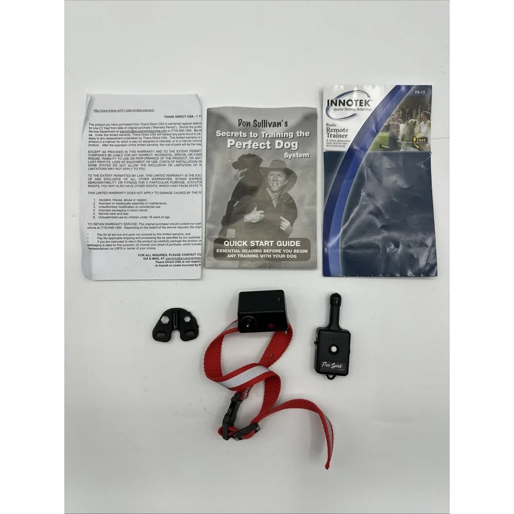 Innotek FS15 Dog Collar M013802 Used Untested Needs New Batteries For Parts Only